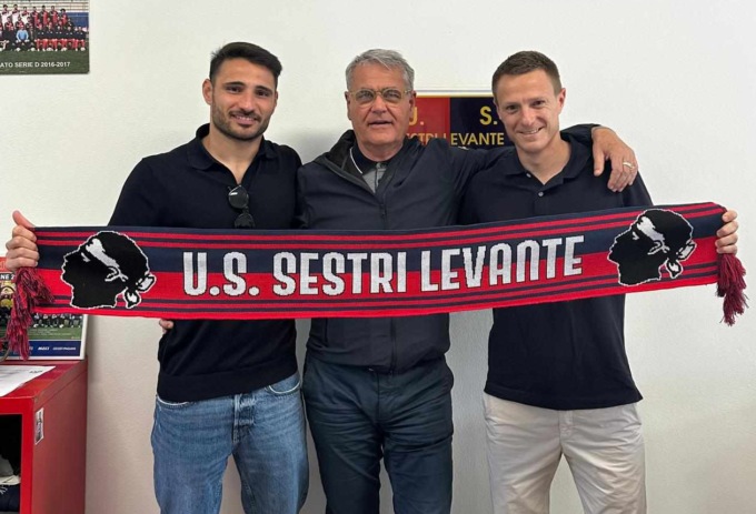 Il Sestri Levante conferma i “senatori” Pane e Raggio Garibaldi
