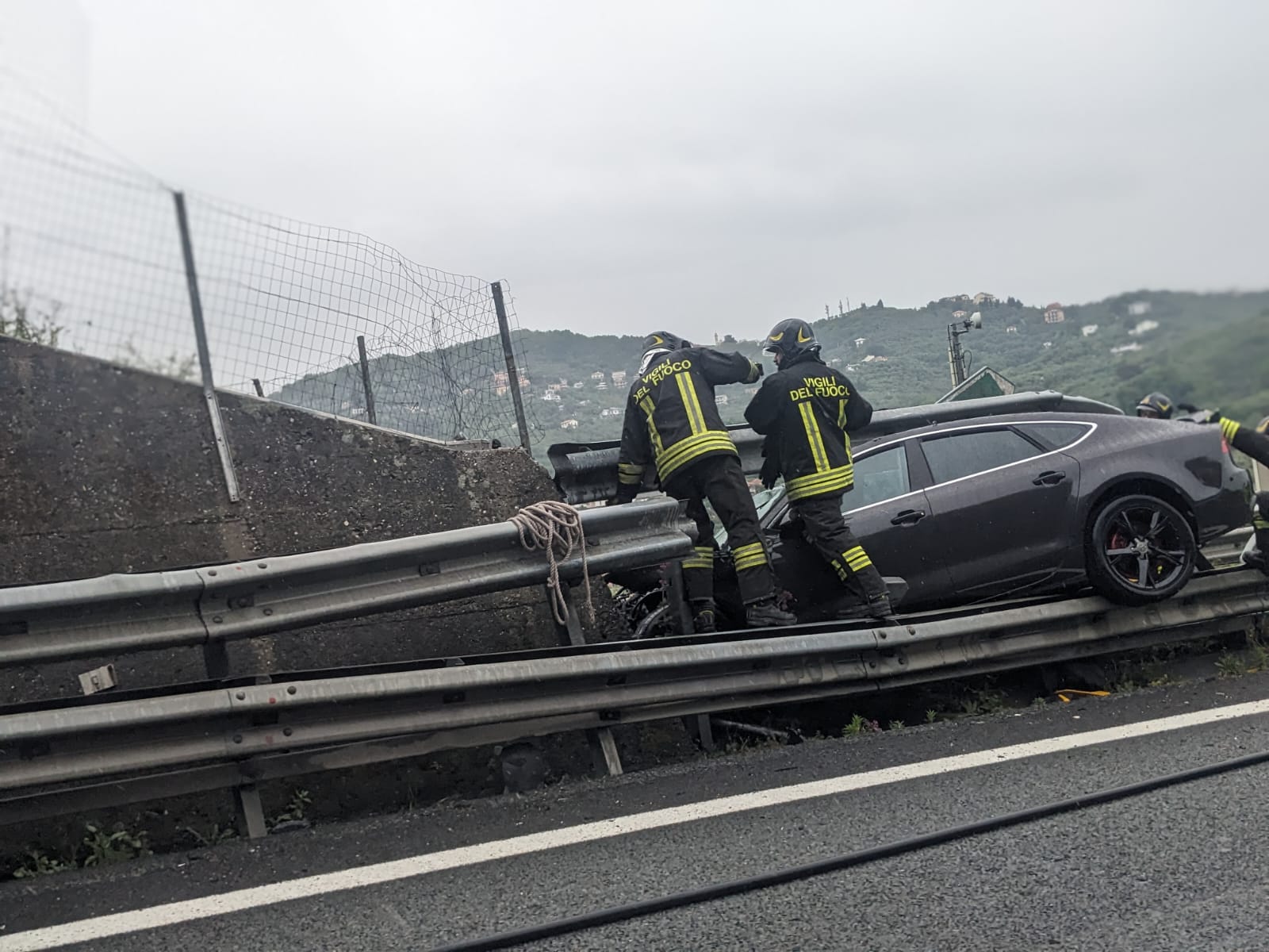 Incidente A12 1° maggio, ©primaillevante.it