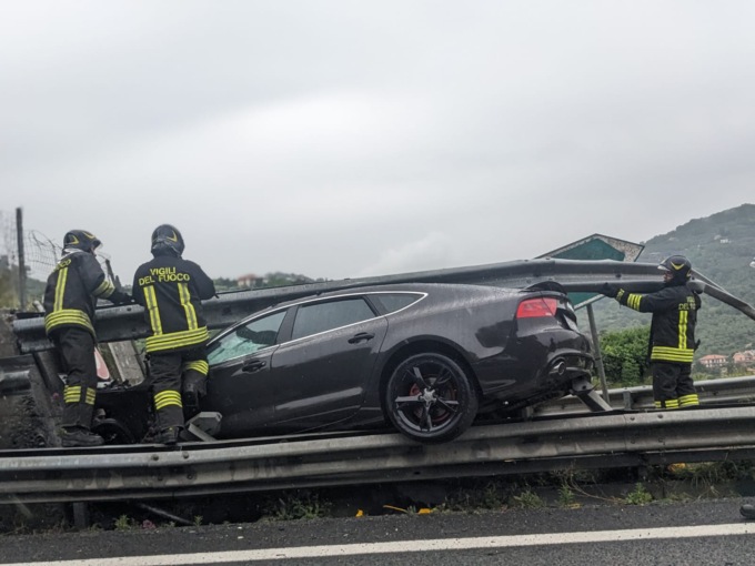 Incidente in A12, uscita di Chiavari chiusa