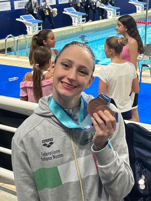 Alice Maddalena, una stella nascente del nuoto artistico