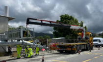 Lavori allo stadio Sivori, sono arrivate le nuove torri faro