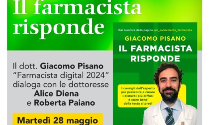 Recco, il farmacista star di Instagram Giacomo Pisano presenta il suo libro