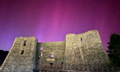 Aurora boreale anche nell'entroterra ligure di Levante