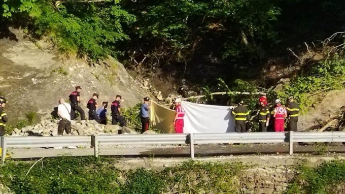 Muore in Val d’Aveto sepolto da una frana
