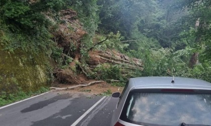 Frana sulla SP 77, chiusura al traffico per Boasi