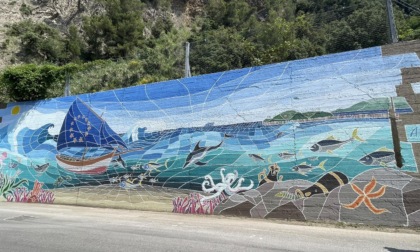 Nuovo murale "europeo" a Riva Trigoso