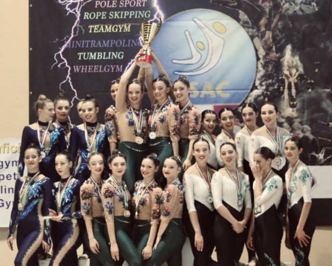 Pro Recco tricolore, è campione d’Italia nella ginnastica estetica