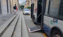 Chiavari, incidente alla nuova fermata del bus: richieste di intervento immediato