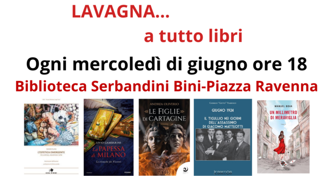A giugno Lavagna… a tutto libri