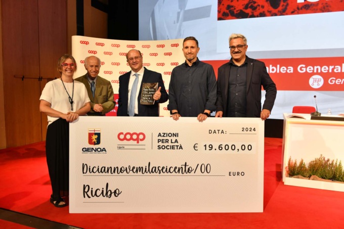 Donazioni per Gaslini e rete Ricibo all’assemblea di bilancio di Coop Liguria