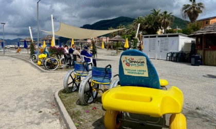 Chiavari, al via la stagione estiva alla “Spiaggia per Tutti”