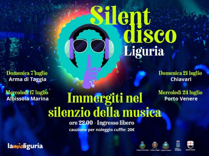 A luglio la Silent Disco approda anche a Chiavari