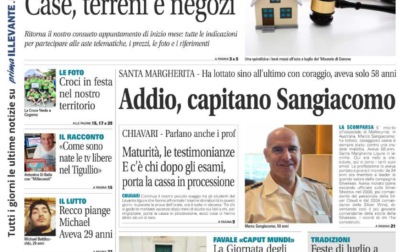 Il Nuovo Levante da oggi in edicola