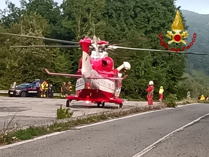 Sori, ragazzo precipita da un dirupo: salvato dai vigili del fuoco