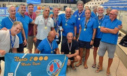 Recco, Luciano Chiavarini trionfa ai Campionati Italiani Master di Pallanuoto