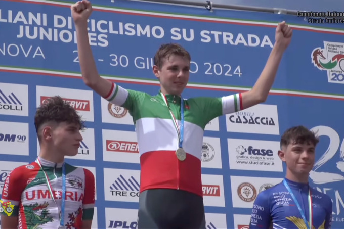 Campionati Italiani Juniores Ciclismo, Lorenzo Finn campione nazionale