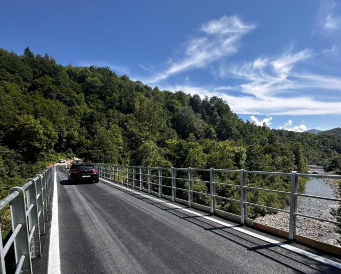 Riaperto al transito veicolare il ponte di Alpepiana