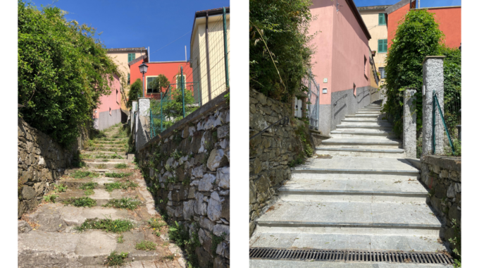 Sestri, conclusi i lavori di riqualificazione della pavimentazione nella frazione di Villa Loto