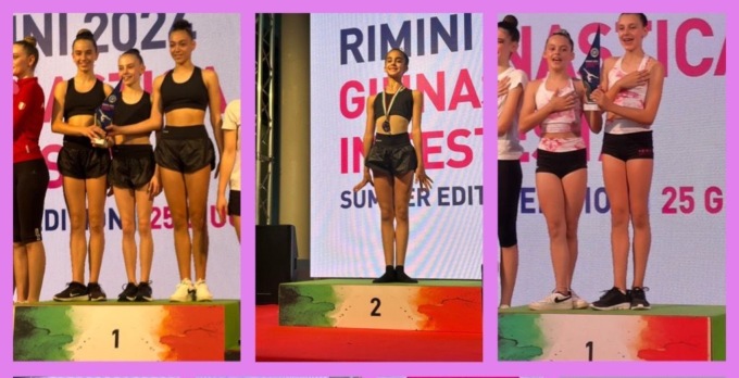 Successo per la Società Cames di Sestri ai Campionati Nazionali di ginnastica a Rimini