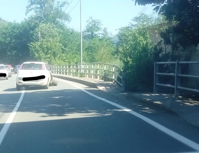 Incidente stradale a Pian dei Ratti