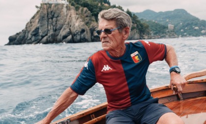 La nuova maglia del Genoa con sfondo Portofino