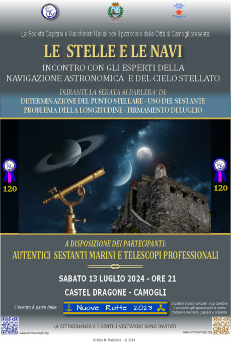 “Le stelle e le navi”, sabato il suggestivo incontro a Camogli