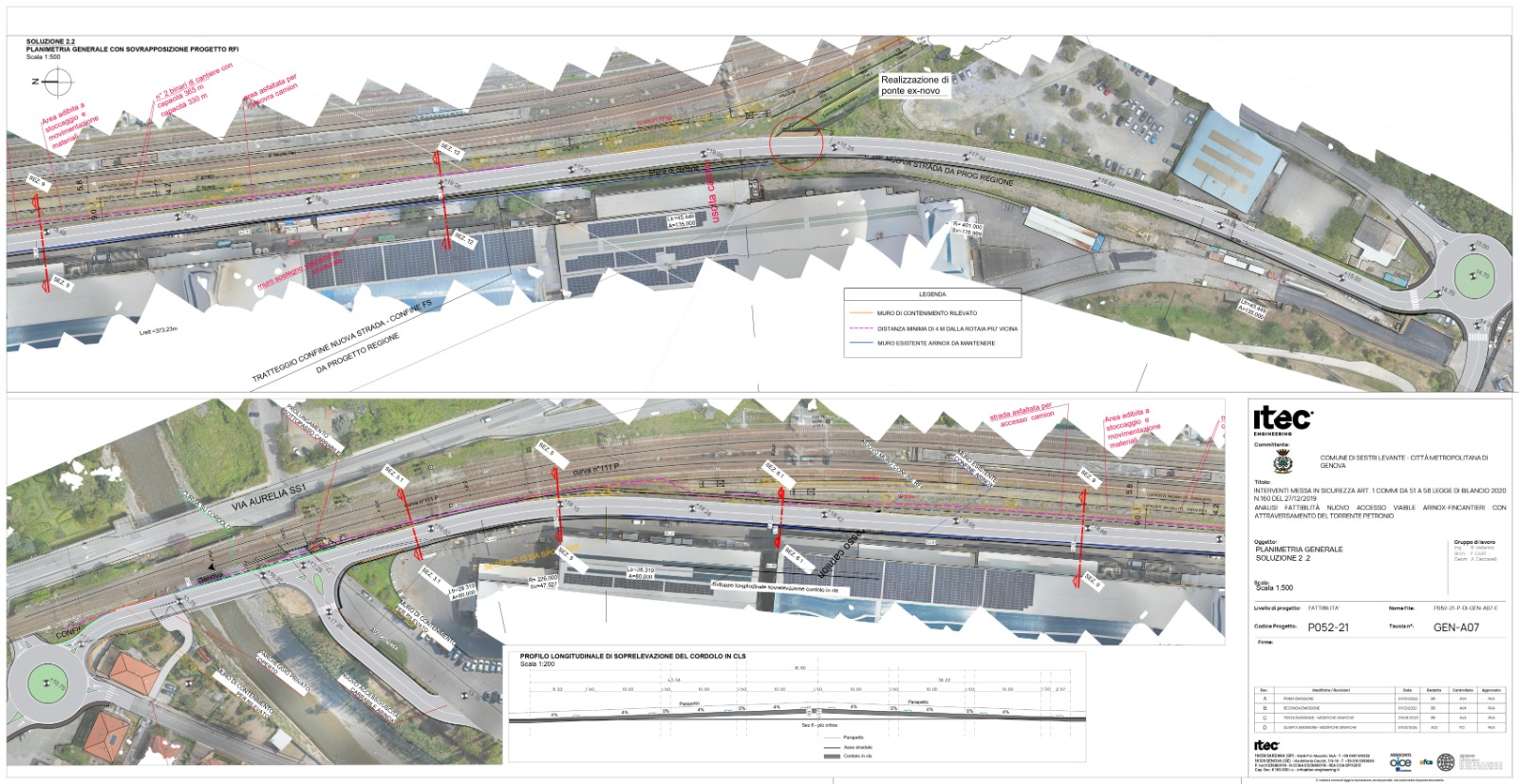 3108 sestri levante prospetto viabilità alternativa riva trigoso