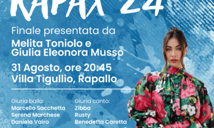 Rapax 2024, sabato 31 agosto la serata finale