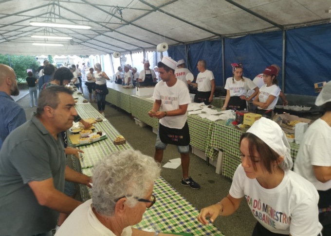 Cambio programma per la sagra del minestrone di Cabanne