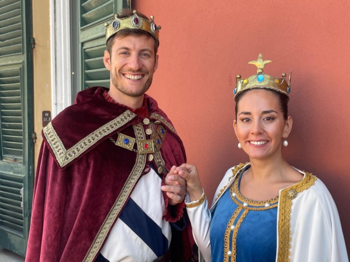 Sara Benassi e Alessandro Assalino i Conti della Torta dei Fieschi 2024