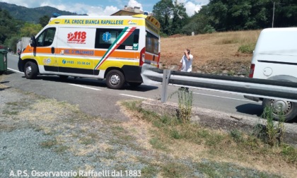 Temossi, ragazza in moto urta contro un cavallo in mezzo alla strada