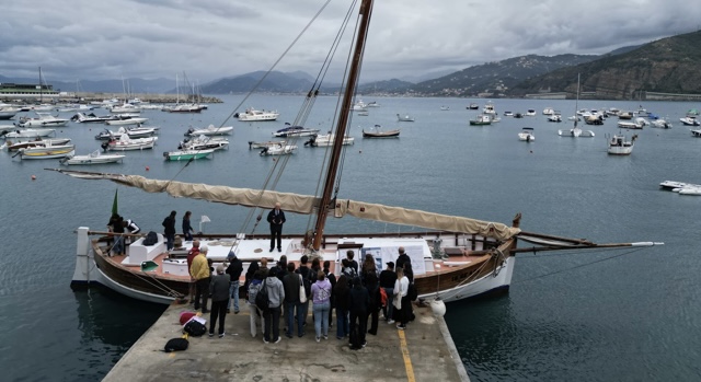 Sestri, studenti di Design navale studiano il Leudo “Nuovo Aiuto di Dio”