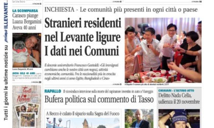 Il Nuovo Levante da oggi in edicola