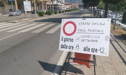 Questa mattina  viale Kasman chiuso per il Trofeo Città di Chiavari