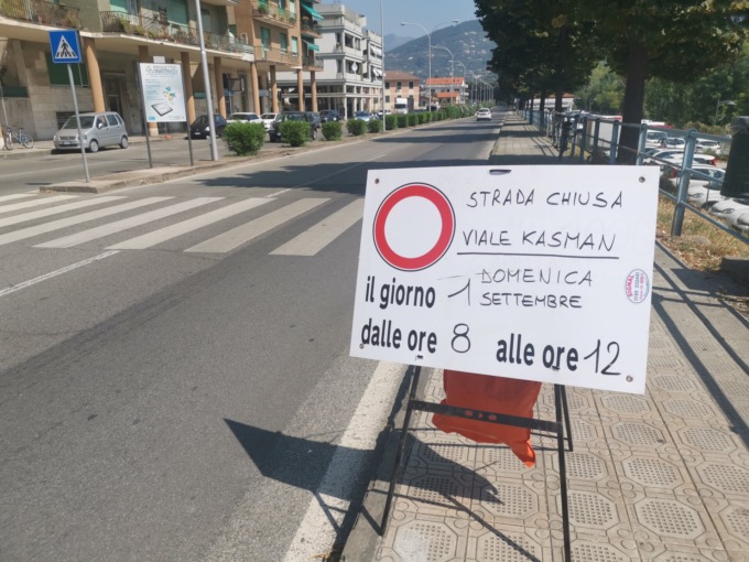 Questa mattina  viale Kasman chiuso per il Trofeo Città di Chiavari