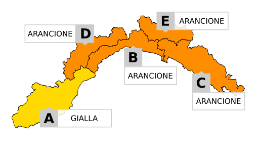 Allerta arancione fino alle 22, gli aggiornamenti in diretta