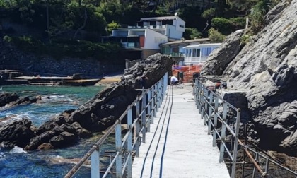 Zoagli, ottenuto il finanziamento per la ricostruzione del ponte della passeggiata a mare