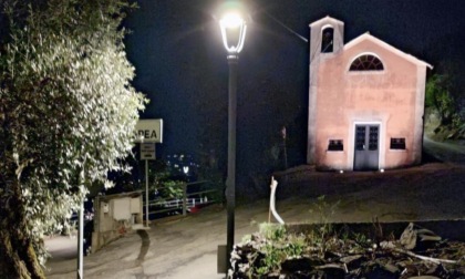 Zoagli, nuovo impianto di illuminazione in via Serra