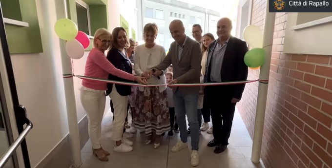 Rapallo, inaugurata la nuova scuola dell’infanzia di Sant’Anna