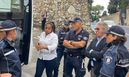 Bus turistici, sopralluogo congiunto dei sindaci di Recco e Camogli