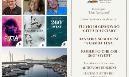 Torna Libri Naviganti a Calata Ovest con Scaglione, Chilosi e Di Sigismondo