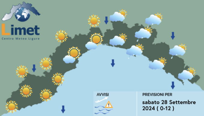 Il meteo del weekend: previsto un calo delle temperature