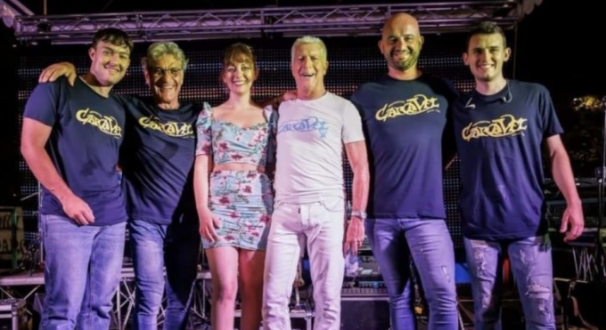 Anche Paky dei “Nuovi Angeli” al 42° compleanno dei Caravel