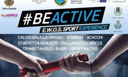 Be Active, l'evento sportivo che coinvolgerà Chiavari, Rapallo, Santa, Camogli e Recco