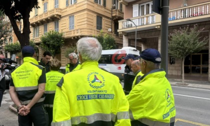 A Chiavari esercitazione della Protezione Civile in corso