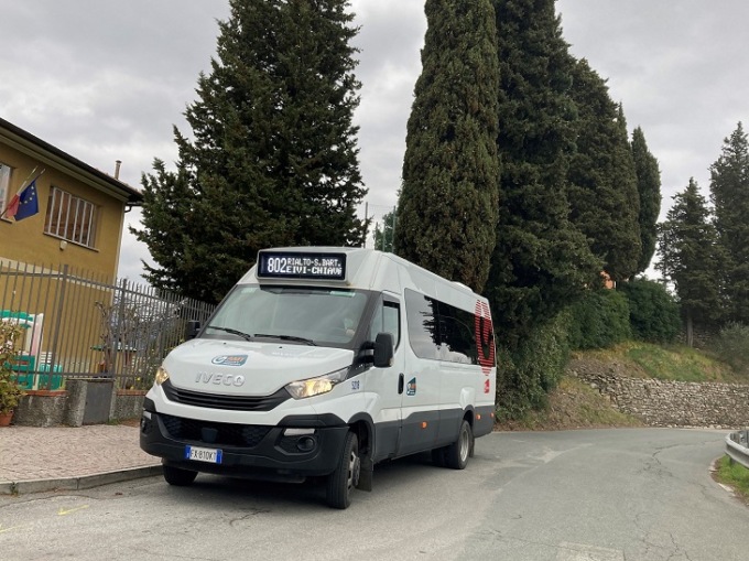 Chiusura di via Miramare a Leivi, variazioni per i bus Amt di quattro linee