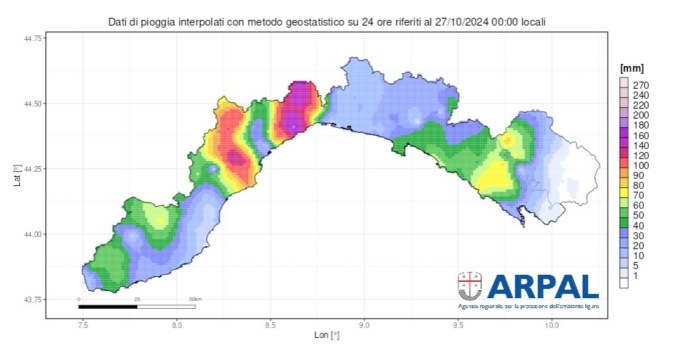 Ultime ore di tempo perturbato sulla Liguria, confermati gli orari dell’allerta temporali