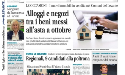 Il Nuovo Levante da oggi in edicola