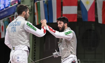 Scherma in piazza a Portofino con i vicecampioni olimpici