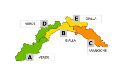 Allerta meteo, dalle 8 alle 21 arancione nei bacini piccoli e medi del Tigullio e del suo entroterra